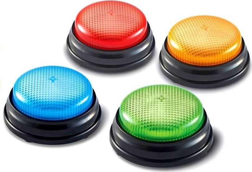 Lean Sport Zestaw Buzzers 4 Światełka Światło Dźwięk 4 Kolory 3656