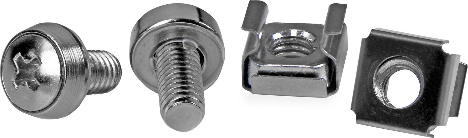 StarTech Zestaw śrub M6 x 12mm + nakrętki klatkowe 50 szt. CABSCREWM6