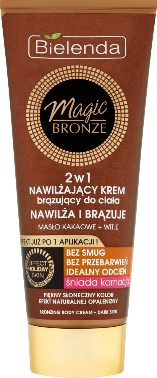 Bielenda Magic Bronze Krem brązujący do ciała 2w1 karnacja śniada 200ml 69694