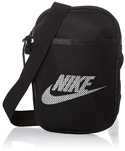 Nike Unisex Heritage Small Items torba Crossbody, czarny/biały, One Size BA5871, rozmiar uniwersalny