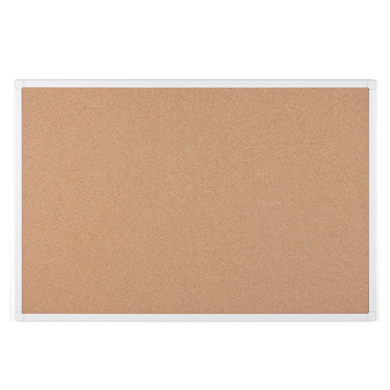 B2B Partner Tablica korkowa ANTI-MICROBIAL, 900 x 600 mm, biała rama 109993