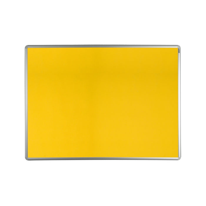 ekoTAB Tablica tekstylna ekoTAB w aluminiowej ramie, 90 x 60 cm, żółta 535102