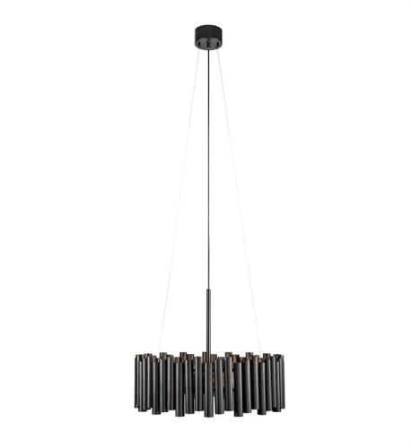 Markslojd Lampa wisząca Level 107925 czarna oprawa sufitowa w stylu design 107925