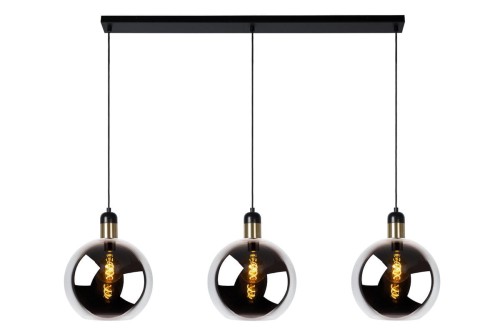 Lucide JULIUS Przydymiony szer. 105cm. 3xE27 Lampa wisząca 34438/03/65 34438/03/65