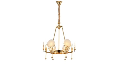 Lumina Deco Deco NOWOCZESNY ŻYRANDOL KRYSZTAŁOWY MONTEGO W6 LDP 8010-6 (GD)
