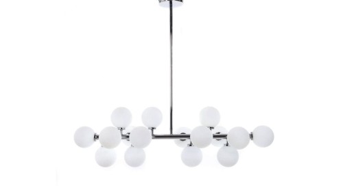 Lumina Deco Deco NOWOCZESNA LAMPA WISZĄCA CHROMOWANA PETRICA W16 DECO LDP 6033-16 (CHR)