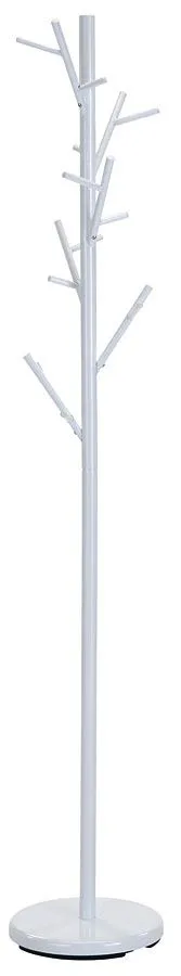 Biały wieszak stojący do przedpokoju P5-R50
