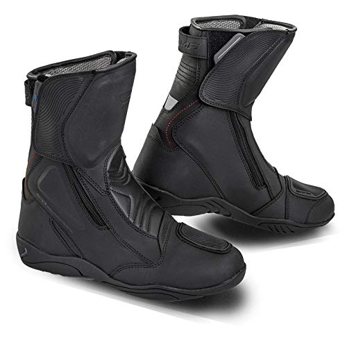 SHIMA Terra damskie buty motocyklowe - długie, turystyczne (Czarne, 39)
