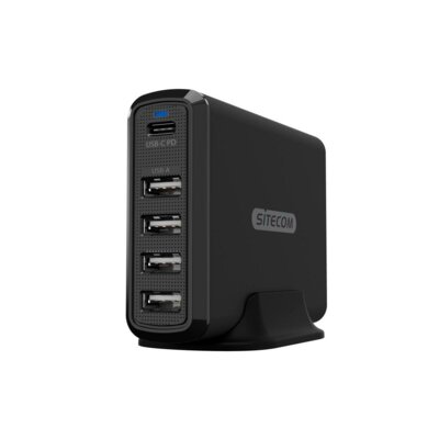 Sitecom Ładowarka Usb, 60W, 4 x Usb-a, 1 x Usb-c