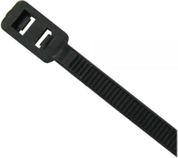 InLine InLine Podwójne Double-Head Zaciski na kable 300mm x 4.8mm czarne 100 szt 59976S
