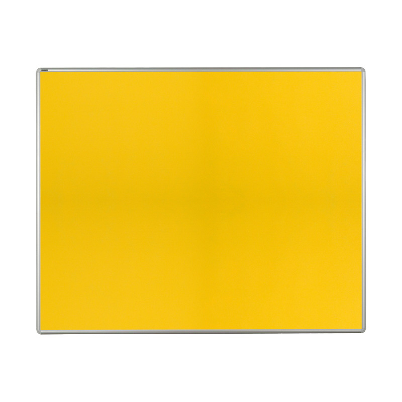 ekoTAB Tablica tekstylna ekoTAB w aluminiowej ramie, 150x120 cm, żółta 535118