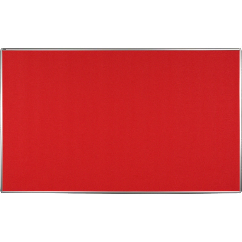 ekoTAB Tablica tekstylna ekoTAB w aluminiowej ramie, 200x120 cm, czerwona 535122
