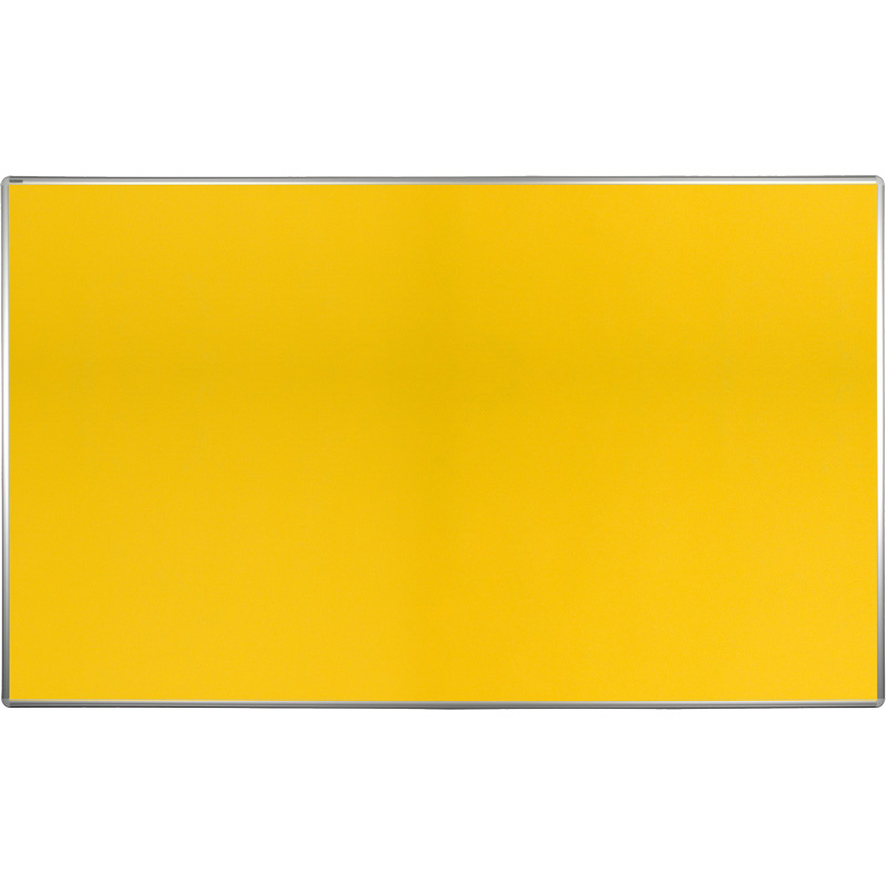 ekoTAB Tablica tekstylna ekoTAB w aluminiowej ramie, 200x120 cm, żółta 535126