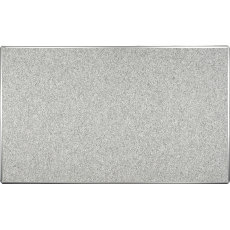ekoTAB Tablica tekstylna ekoTAB w aluminiowej ramie, 200x120 cm, szara 535128