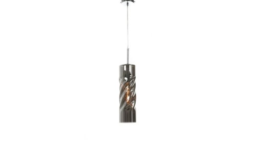 Lumina Deco Deco NOWOCZESNA LAMPA WISZĄCA SZKLANA SZARA VITUS DECO LDP 6839 (GR)