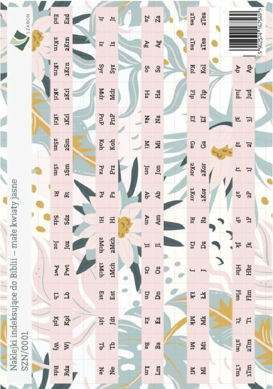 Szaron Paginatory duże - kwiaty jasne 06 5902574167613