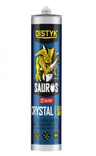 Den Braven Distyk - chemia budowlana Klej przezroczysty MS Polimer 22kg/cm2 Distyk Saurus Glue Crystal 51930DEU1