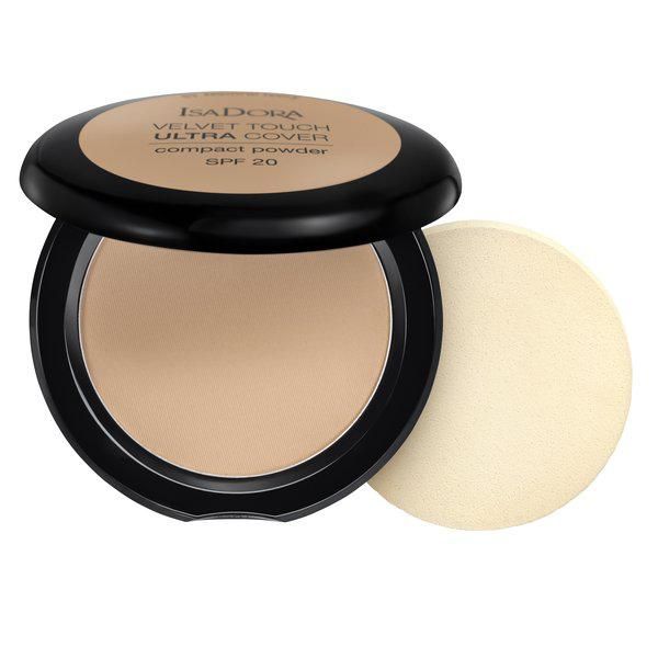 IsaDora Velvet Touch Ultra Cover SPF20 Compact Powder 65 Neutral Beige 7,5g