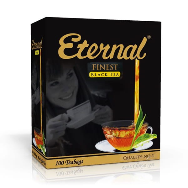 Eternal 100 HERBATA EKSPRESOWA, CZARNA, CEJLOŃSKA. OSKAR INTERNATIONAL TRADING S