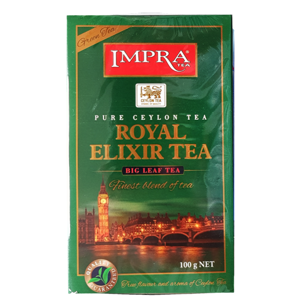 Impra Imperial Tea Herbata zielona, liściasta premium Royal Elixir Tea Green, 100 g