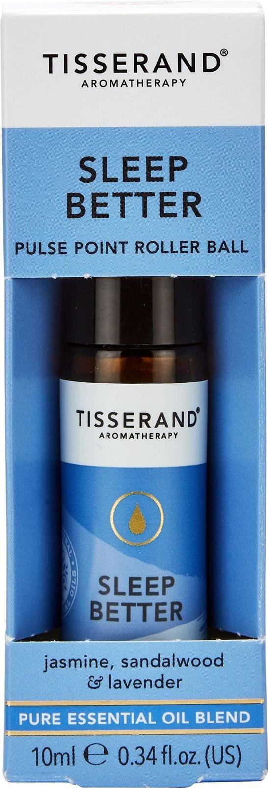 Tisserand Sleep Better Pulse Point Roller Ball - Jaśmin + Drzewo sandałowe + Lawenda (10 ml)