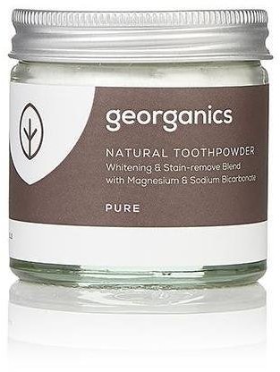 Georganics Georganics, proszek do czyszczenia zębów Pure Coconut, 60 ml