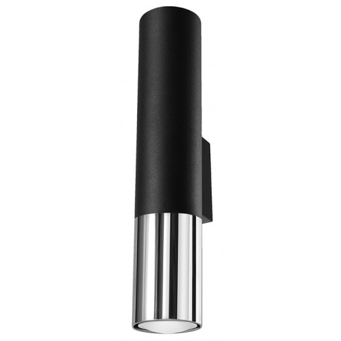 Czarno-chromowany kinkiet tuba - EXX205-Loper