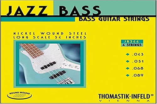 Thomastik Saiten für E-Bass Jazz Bass Serie Nickel Round Wound Roundcore Satz JR 344 4-string roundwound long scale 34