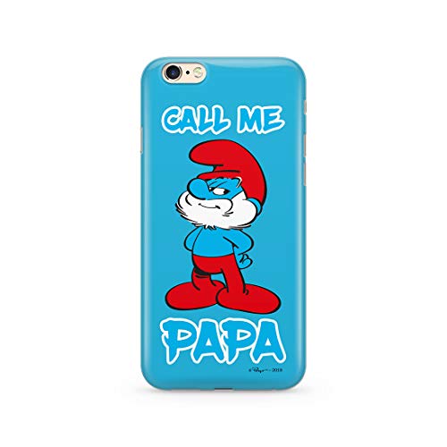 Oryginalne i oficjalnie licencjonowane etui na telefon komórkowy The Smurfs do iPhone 6 PLUS, Smerf, etui, obudowa z tworzywa sztucznego TPU silikon, chroni przed uderzeniami i zarysowaniami