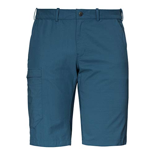 Schöffel Schöffel Męskie oddychające spodnie outdoorowe, modne i funkcjonalne bermudy, spodnie do wędrówek z chłodzącego materiału Supplex, szorty Matola M ocean 52 23268