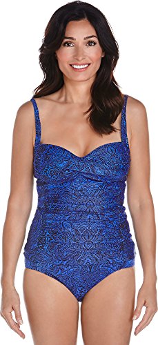 Coolibar cooli Bar damski Bandeau tankini ochrony przed promieniami UV 50 +, niebieski, S