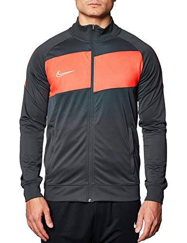 Nike Academy Pro Knit męska kurtka treningowa szary antracytowy/jasny Crimson/(biały) S-L