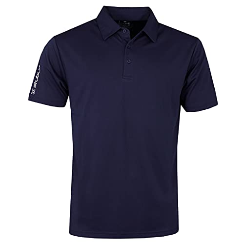 Koszulka polo stuburt mężczyzn Sport Tech, niebieski, XL SBTS453 - MIDNIGHT - X-Large