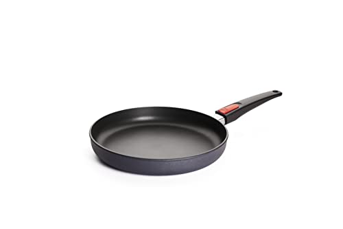 Woll Patelnia indukcyjna z odlewu 1528dpi Diamond Lite z wełny z trzonkiem ze zdejmowaną, średnica 28 cm, wysokość 5 cm 1528DPI