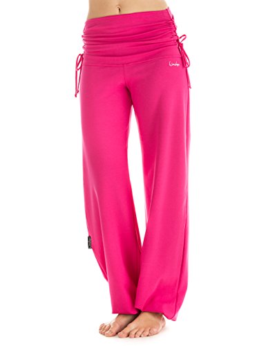 WINSHAPE WINSHAPE Damskie spodnie treningowe, damskie, spodnie treningowe Wh1, fitness, czas wolny, sport, joga, pilates WH1-PINK-XL_pink_XL