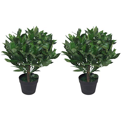 Leaf Design UK para sztucznych drzew topiary w zatoki, mieszane materiały, zielony, 50 cm