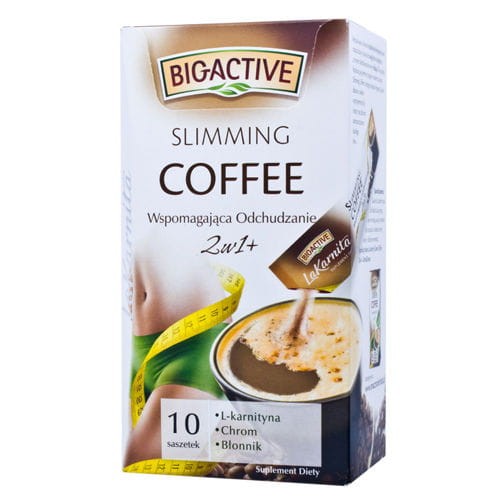 Big-Active La Karnita Slimming Coffee 2w1+ Rozpuszczalny napój kawowy 120 g (10 x 12 g)