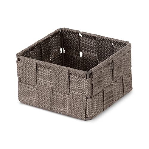Jasnobrązowy organizer łazienkowy Compactor Stan, 12x12 cm