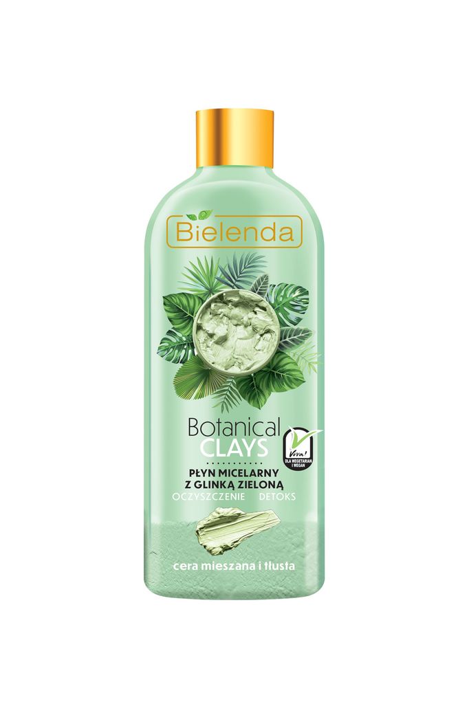 Bielenda Botanical Clays płyn glinka zielona500ml