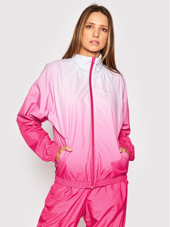 Adidas Wiatrówka Tracktop GN2814 Różowy Regular Fit