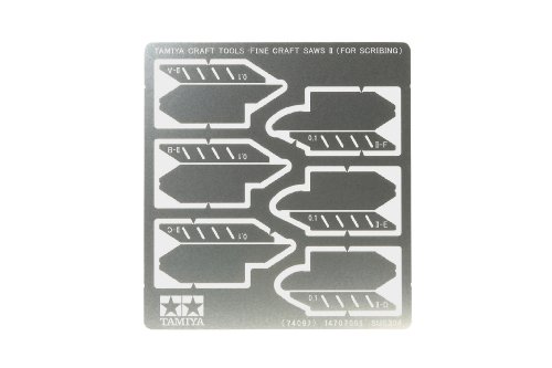 Tamiya 300074097 – tarcza do piły photoätzowej, 0,1 mm, 2 x 3 sztuki