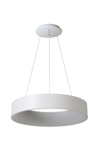 Lucide talowe lampy wiszące LED-średnica 45,5 cm-leddim. - 1 X 42 W 3000 K, aluminium, zintegrowane, 42 W, biały, 60 x 60 x 142 cm 46400/42/31