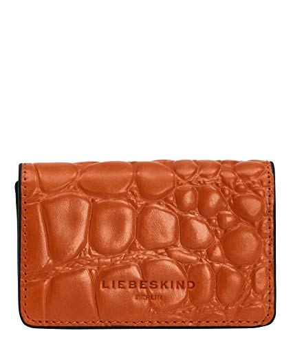 Liebeskind Berlin Damski portfel Annie Cardi, pomarańczowa - Sunset - Extra Small (HxBxT 7.4cm x 11.2cm x 2.5cm )