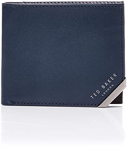Ted Baker Męski portfel podróżny Korning Bi-Fold, granatowy, One Size