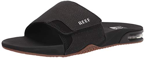 Reef Klapki męskie Fanning Slide, czarny srebrny, 39 eu