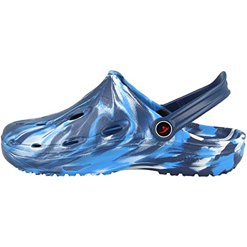 Chung Shi Kapcie unisex Dux Clog, wielokolorowa - Navy Royal biały - 36/37 EU