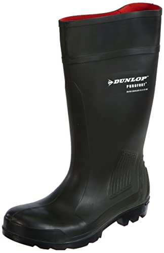 Dunlop C462933 S5 PUROFORT kalosze dla dorosłych, uniseks, przezroczysty - Grün Grün 08-38 EU