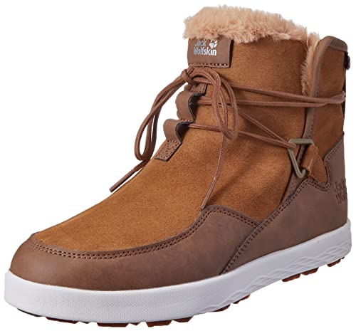 Jack Wolfskin Damskie buty trekkingowe Auckland Wt Texapore Boot W wodoszczelne, Braun Desert Brown White 5215, 43 EU