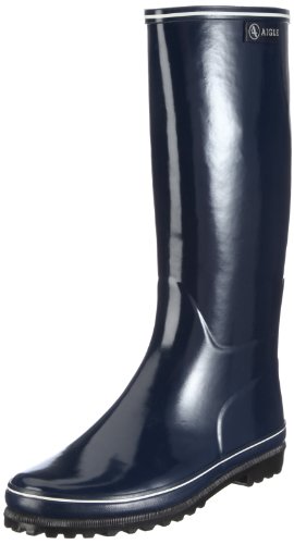 Aigle Dziewczęce kalosze Venise, Niebieski Marine White, 35 EU