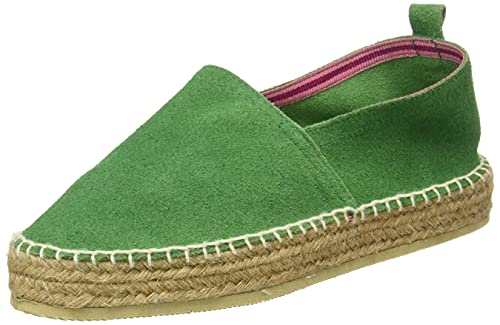 Bensimon platformy damskie espadryle platformy, zielony, 41 EU